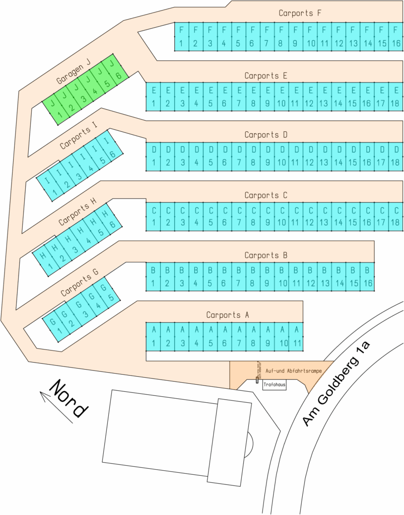 Parkplatzplan Eisenach-Stedtfeld
